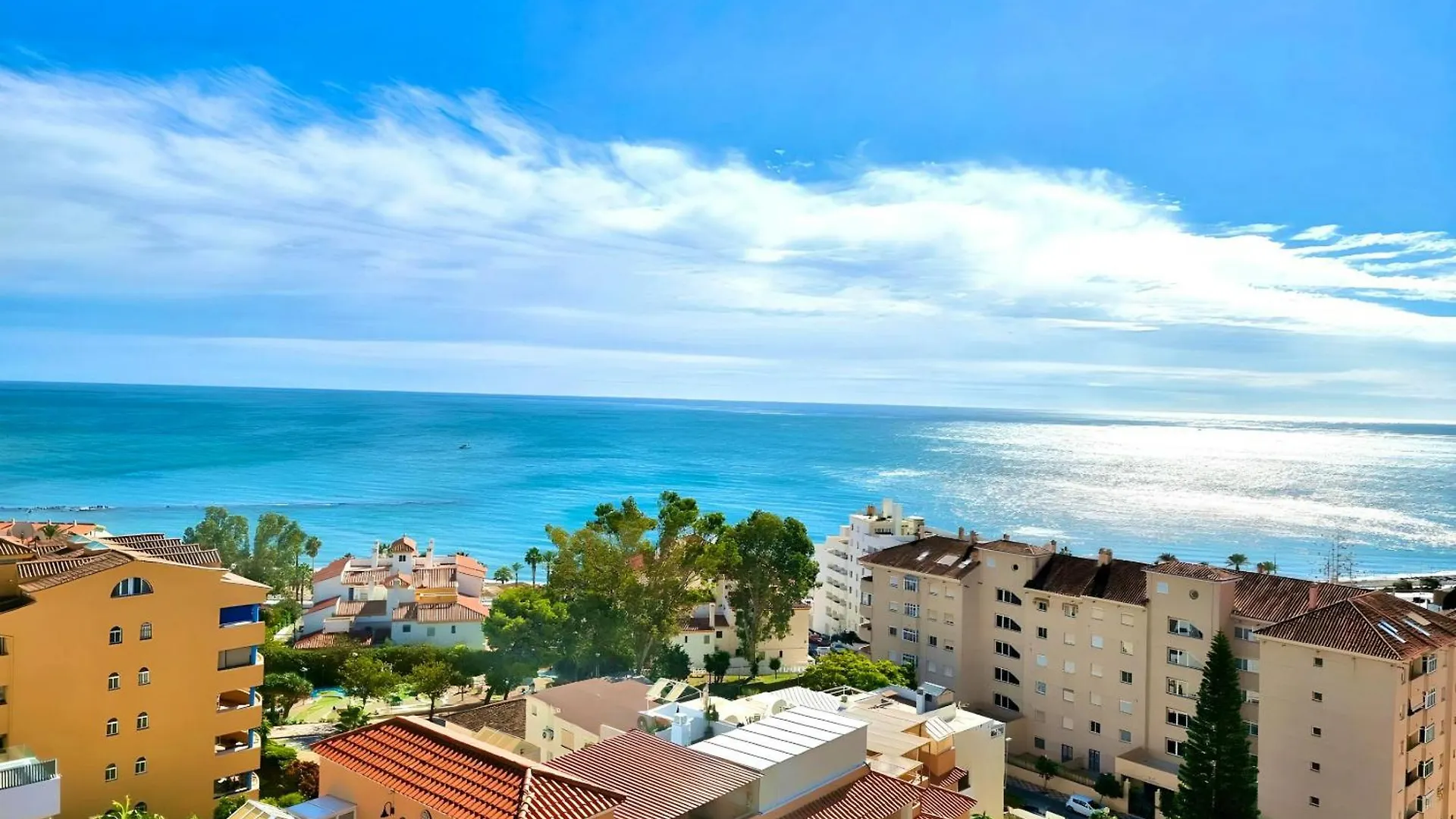 Pleasant Studio With Sea View In Benalmadena 30 M² Pool 0*,  Spain
