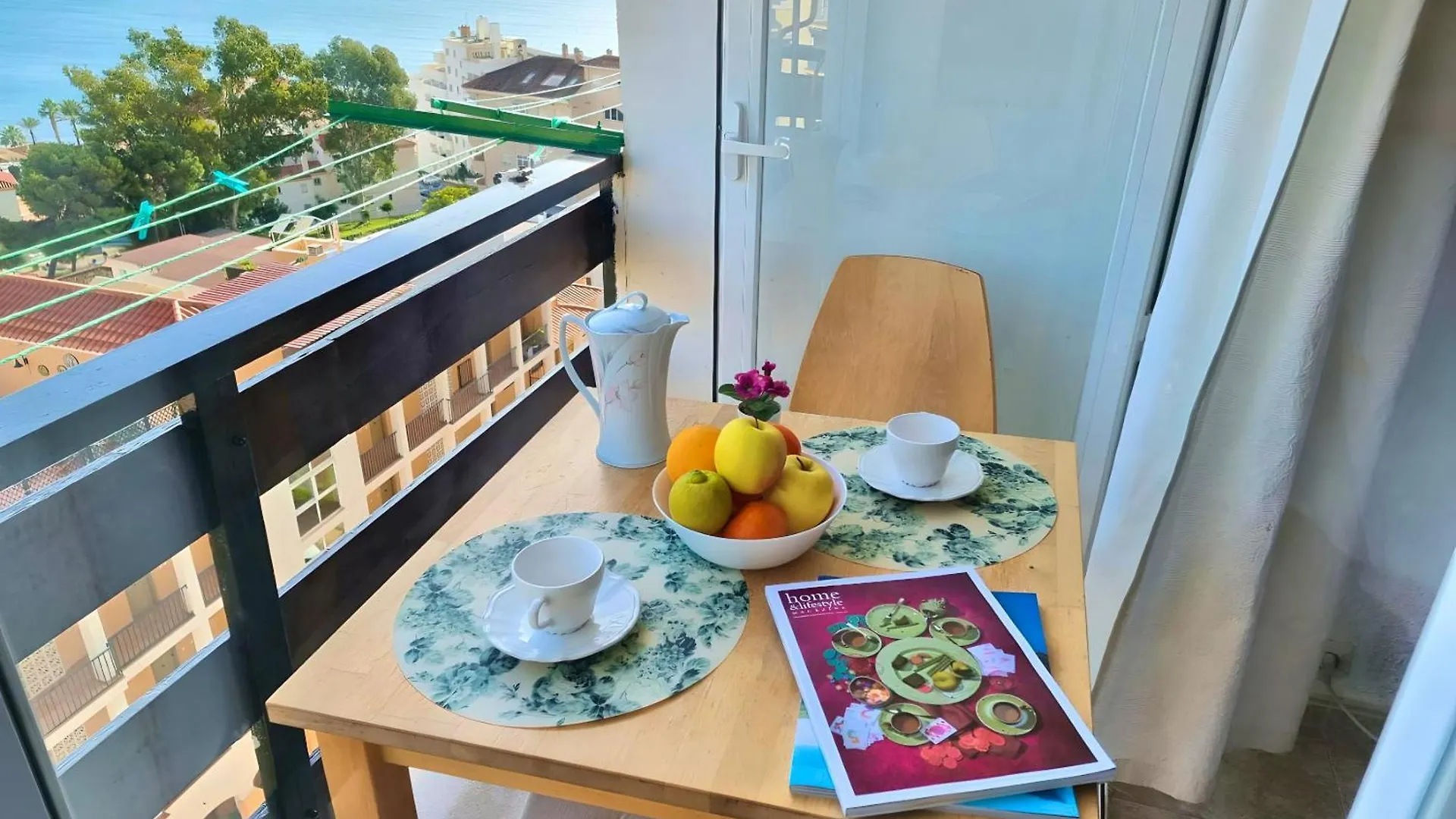 Pleasant Studio With Sea View In Benalmadena 30 M² Pool Apartment